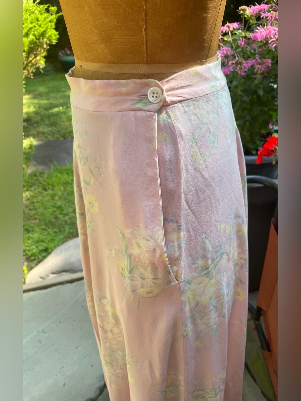 Ralph Lauren Purple Label 100% Silk Floral Midi - Picture 4 of 17